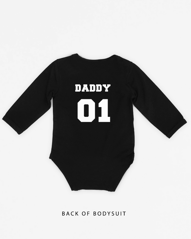 Best Name Varsity (Back) | Bodysuit Long Sleeve