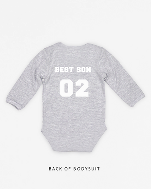 Best Name Varsity (Back) | Bodysuit Long Sleeve