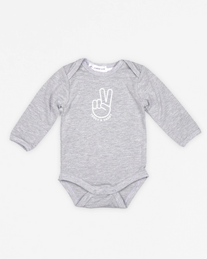 Peace Sign Daddy | Bodysuit Long Sleeve