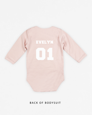 Name Varsity (Back) | Bodysuit Long Sleeve